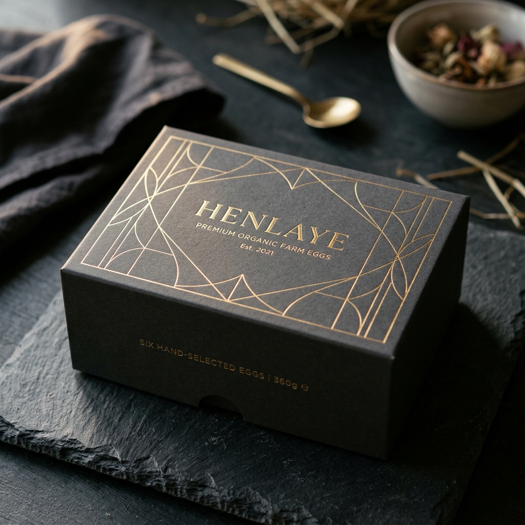 Henlaye flagship luxury egg box packaging